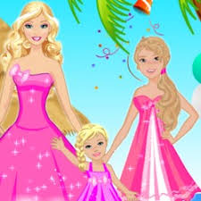 barbie princess dress up games