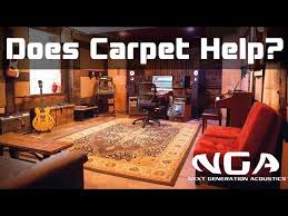is carpet good for my room s acoustics