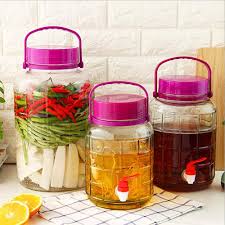 Glass Storage Jar With Lid