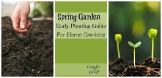 spring garden early planting guide for