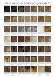 sepia wig collection color chart