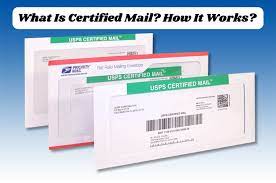 what is certified mail how it works