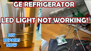 How To Fix Ge Refrigerator Led Lights Not Working Model Pgss5pjxcss Transformer Replacement