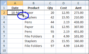 autofill excel dates in series or same