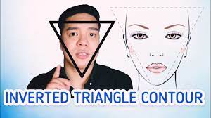 inverted triangle contour make up