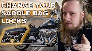 how to change your saddle bag locks