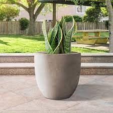 Concrete Round Plant Pots