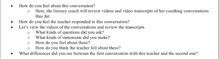 Debriefing Session With Literacy Coach Protocol Download
