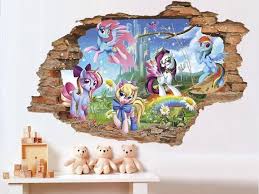 My Little Pony 3d Wall Decal Wall