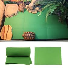 jual 2pcs reusable green reptile carpet