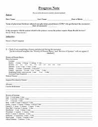 Progress Notes Physician Note Template Nursing Home