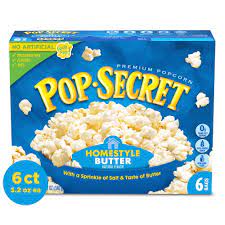 pop secret microwave popcorn homestyle