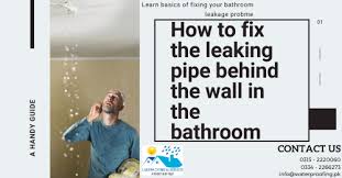 How To Fix The Leaking Pipe Behind The