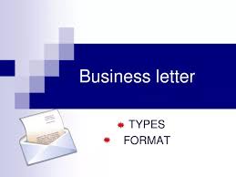 business letter powerpoint presentation