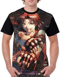 Maybe you would like to learn more about one of these? Black Lagoon Revy Anime Cartoon Print Basic Shirts Short Sleeve Shirt For Men Clothing Shoes Jewelry Amazon Com