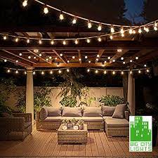 outdoor string lights weatherproof with