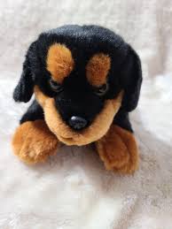 small plush rottweiler stuffed