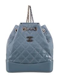 chanel small gabrielle backpack blue