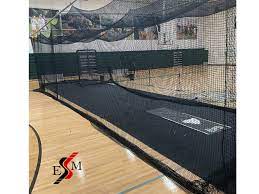 temporary indoor batting cage