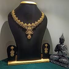 traditional gold plated indian jewelry