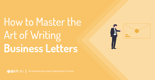 business letters definition types