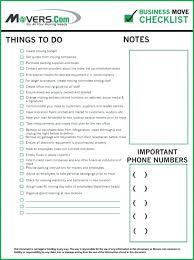 Large Size Of Business Moving Checklist Template Office