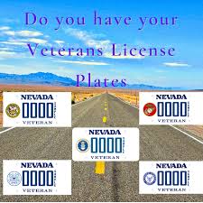 veterans license plates nevada
