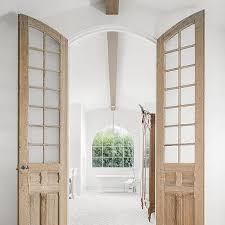 White Double Bathroom Doors Design Ideas