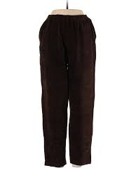 Details About Lands End Women Brown Cords Med Petite