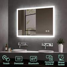 bathroom illuminated led mirror
