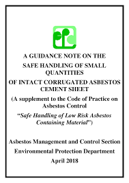 Asbestos Control Environmental Protection Department