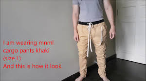 Mnml Cargo Pants Size Comparison