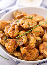 cajun fried pickles with garlic blue