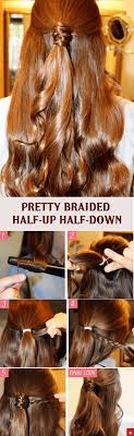 Easy celtic knot half up half down hairstyle tutorial. 10 Easy Half Up Half Down Hairstyles Which Gives You Stunning Look