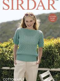 Stay warm and cosy in this classic boatneck jumper. Boat Neck Sweater Sirdar 7908 Ladies Boat Neck Short Sl