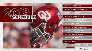 2019 Ou Football Schedule Announced The Official Site Of Oklahoma