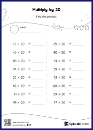 Multiplication Worksheets For 5th