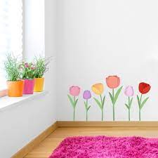 Tulips Printed Wall Decal Tulips Decal