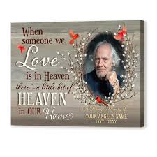 personalized someone in heaven memorial