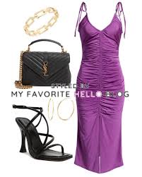 color shoes to wear with a purple dress
