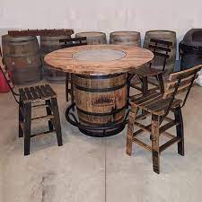 Wine Barrel Bar Table Set At Rs 22000
