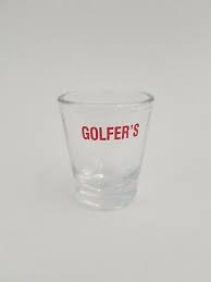 Shot Glass Clear Golfer 039 S Golf
