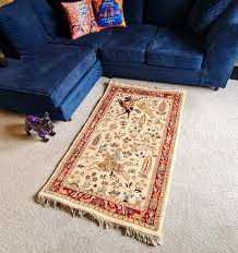 afghan handmade area rug hand knotted