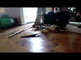 removing hardwood floor with a floor