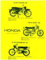 honda ca160 cb160 cl160 motorcycle