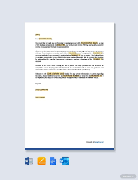 welcome letter template in google docs