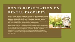 al property bonus depreciation