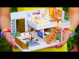 4 Diy Miniature Dollhouse Rooms