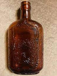 bottles jars antique brown glass