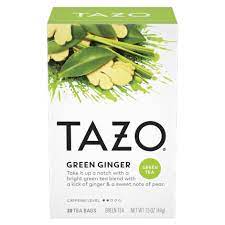 green ginger tazo tea tazo